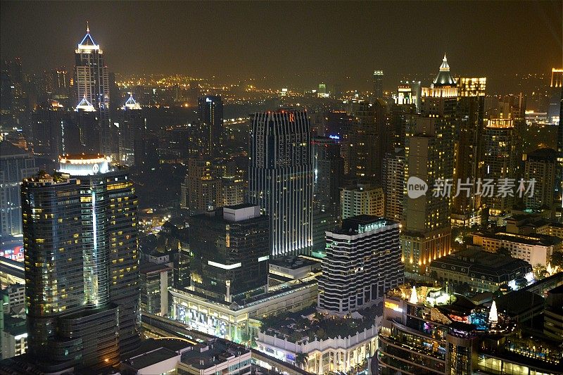 曼谷夜景，泰国