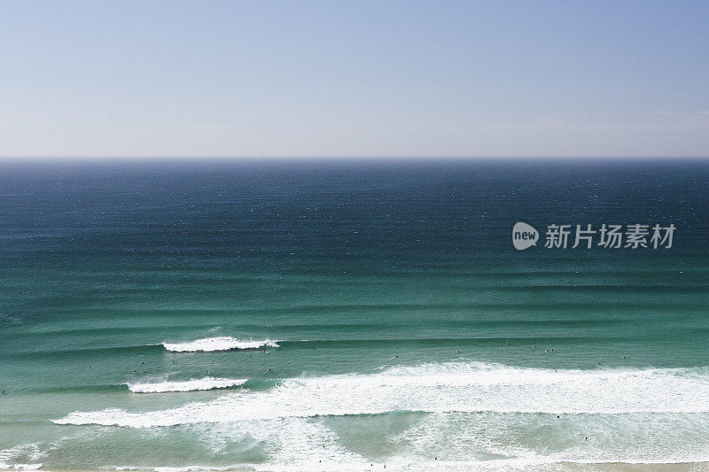 西康沃尔森嫩附近的格温沃海景