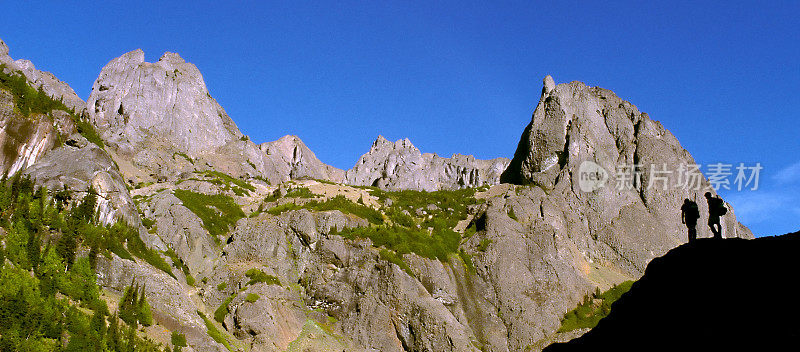 的登山者