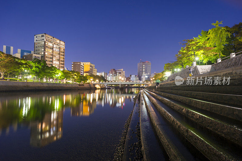 广岛上空