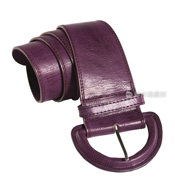 紫色的皮带