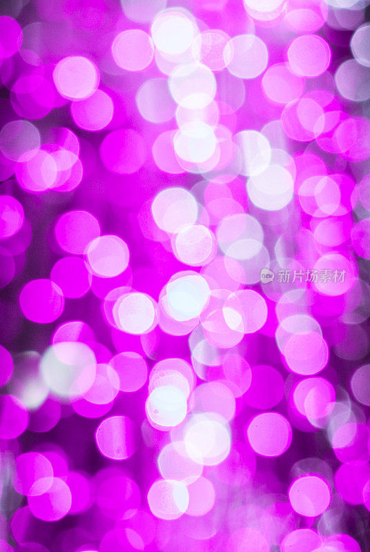 粉色LED灯散焦背景