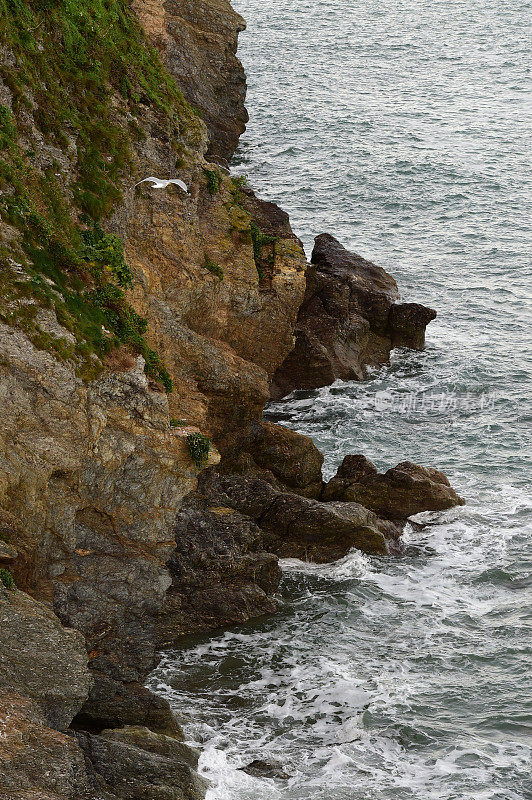 岩石的悬崖