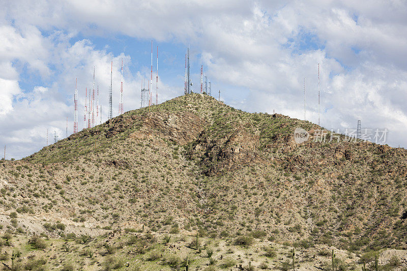 凤凰城亚利桑那南山公园无线电塔