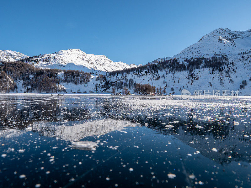 瑞士的冰湖和雪山