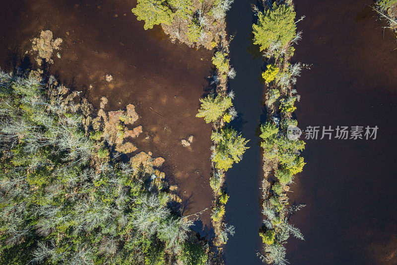 水力发电的运河