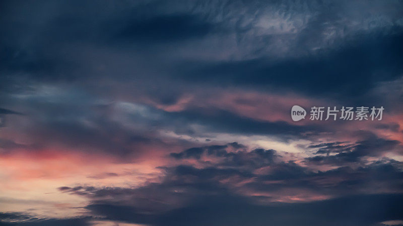 日落的天空背景