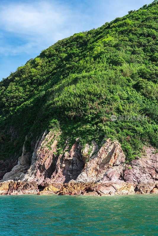 印洲塘海岸公园，香港环球地质公园的海滩景观