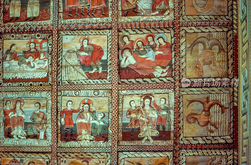 古董照片和旧复古复古风格正片扫描，80年代圣马丁教堂，齐利斯，瑞士
