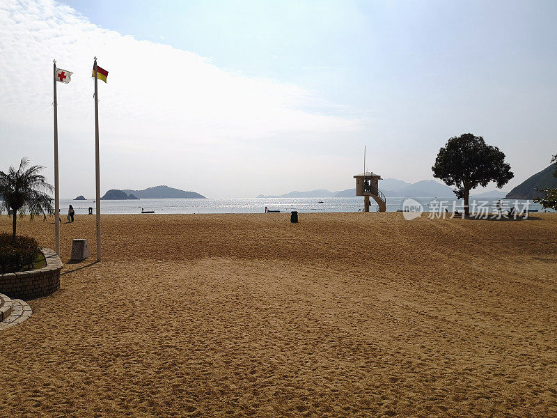 香港浅水湾阳光明媚的海滩