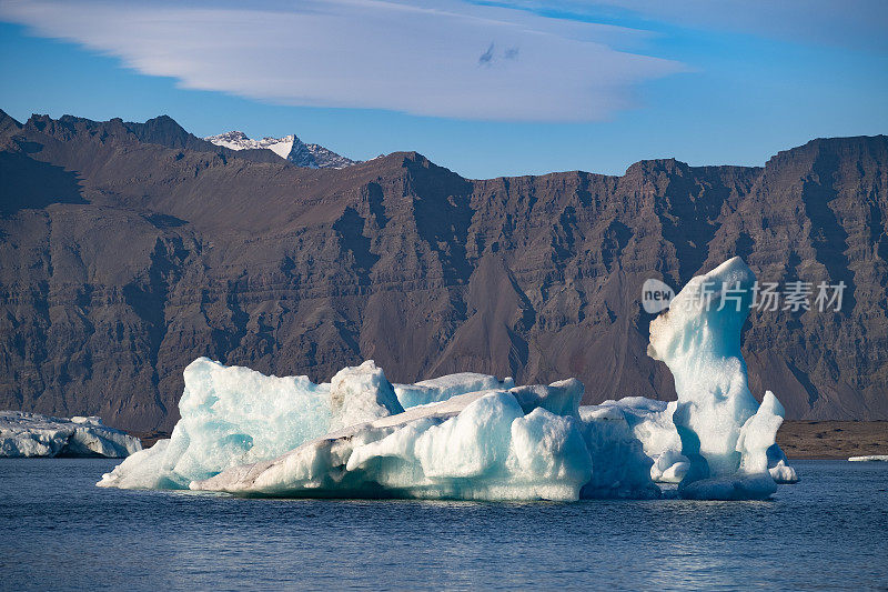 J?kulsárlón Glacial Lagoon on South Coast of Iceland