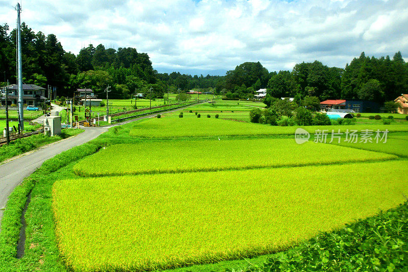 日本东部乡村景观:东武铁路观景