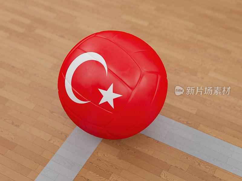 土耳其国旗排球