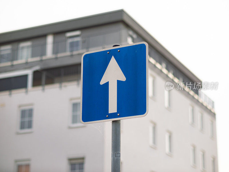 德国的单行道标志