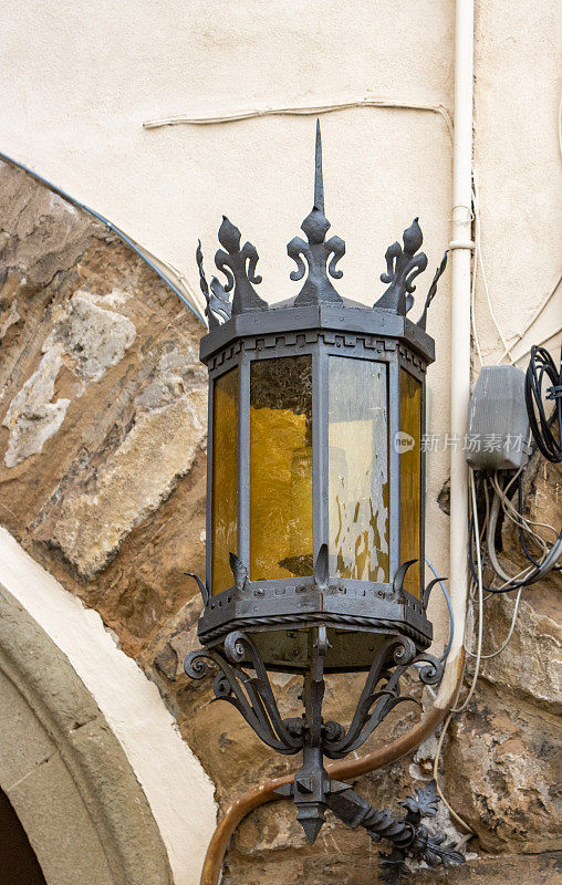 意大利托斯卡纳佛罗伦萨的电灯灯