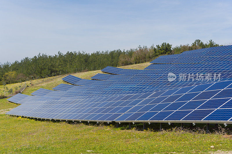 太阳能发电站。火鸡。