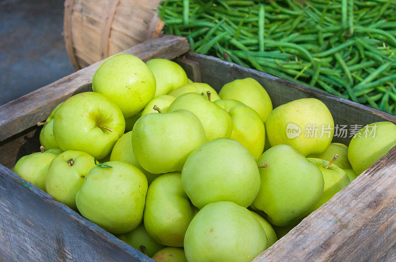 青苹果和青豆