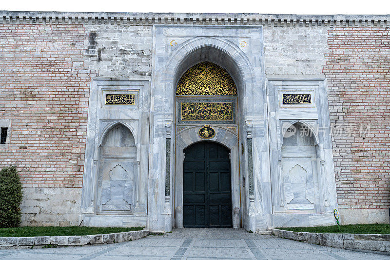 土耳其伊斯坦布尔托普卡帕宫入口