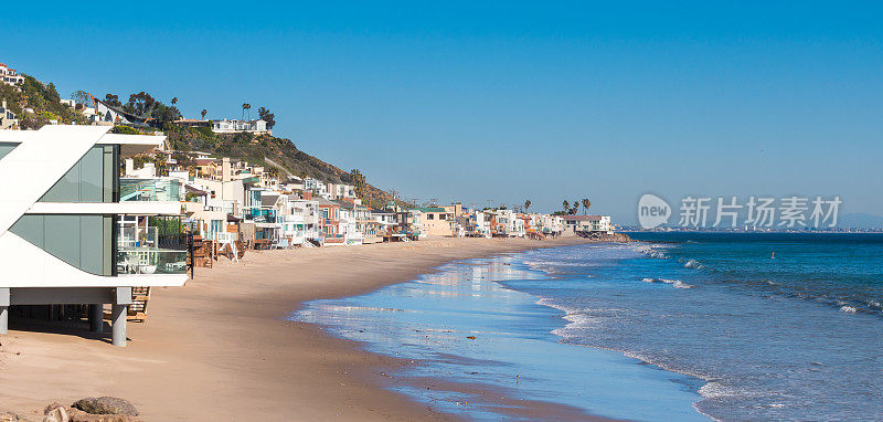 加州马里布海滩和豪华住宅