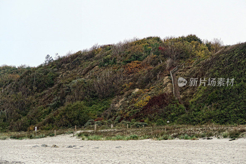 在波罗的海小岛上的维特海滨长廊