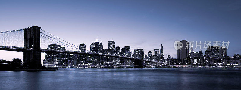 纽约市-布鲁克林大桥