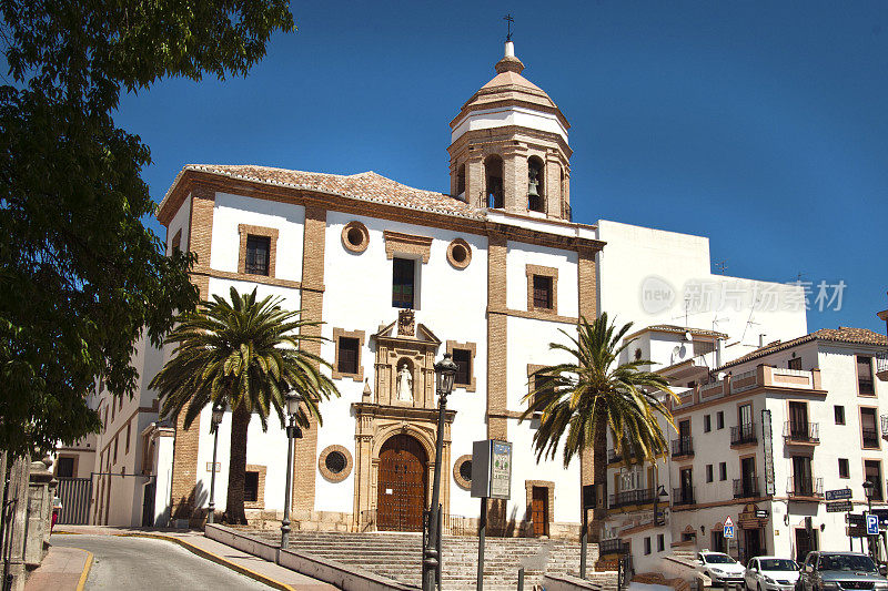西班牙隆达中心的教堂