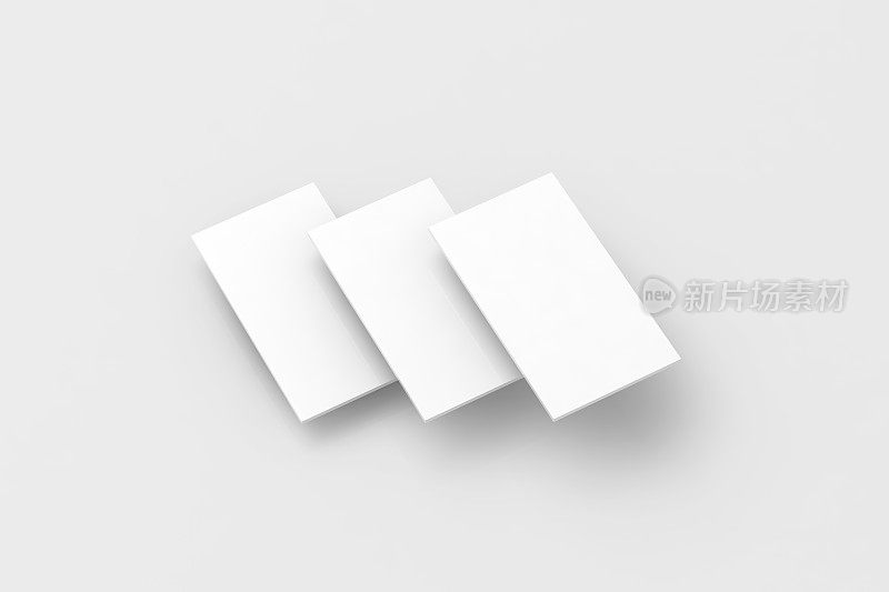 空白的白色矩形手机屏幕网站设计模型