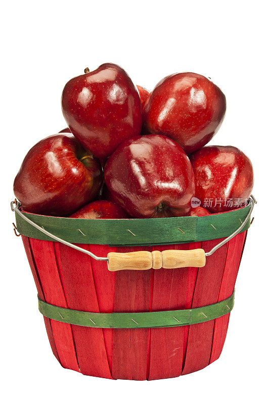 装满苹果的篮子