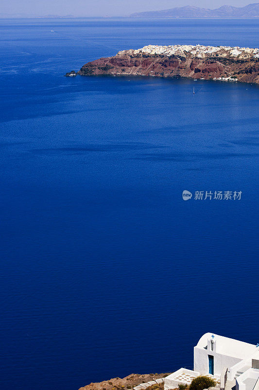 圣托里尼岛火山口