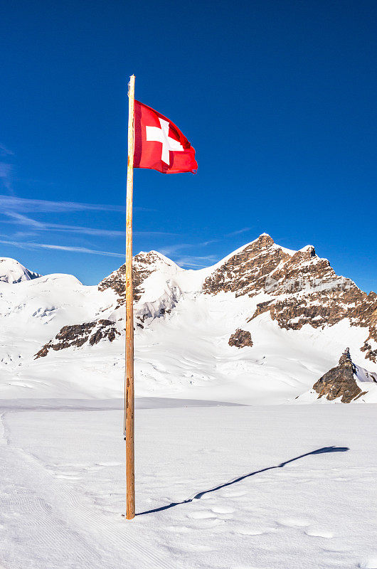 瑞士少女宫的瑞士国旗。