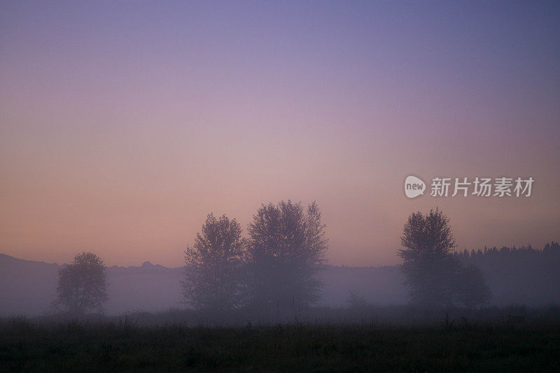 史诺霍米什的日出