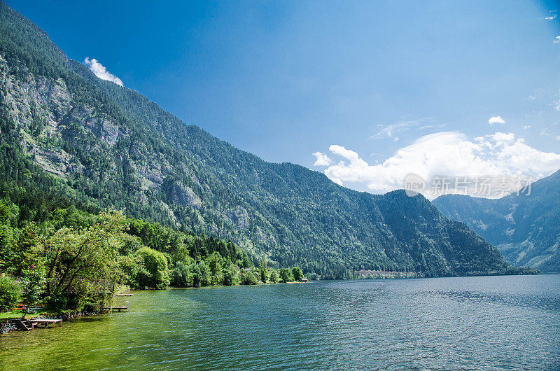奥地利的哈尔斯塔特湖