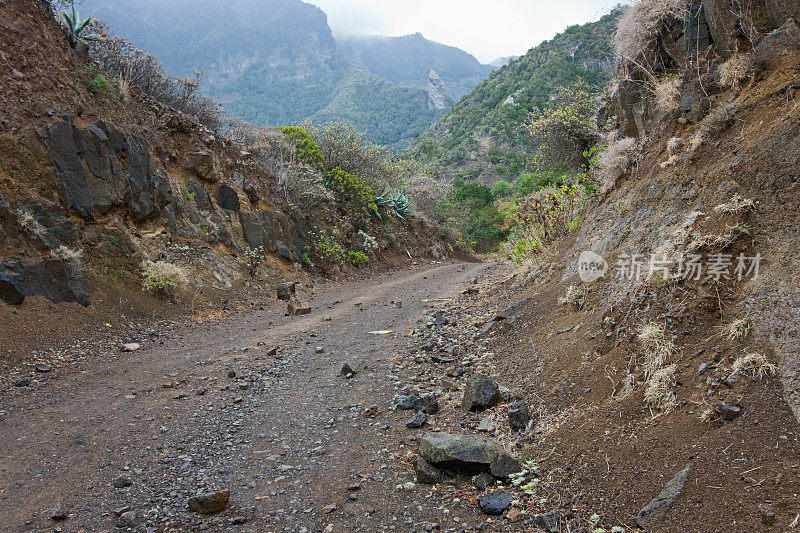 沙漠路，拉戈梅拉岛