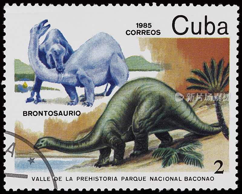 恐龙的邮票