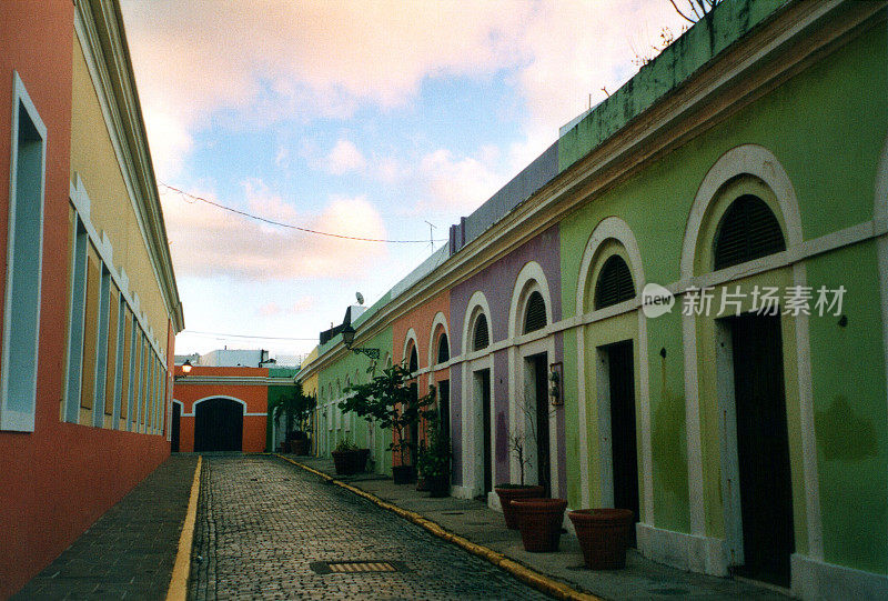 老圣胡安的建筑，波多黎各