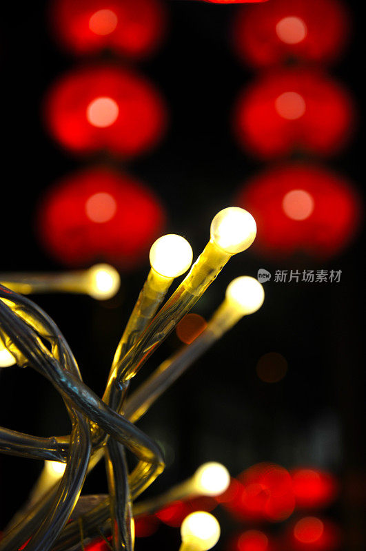 圣诞节和中国新年装饰品