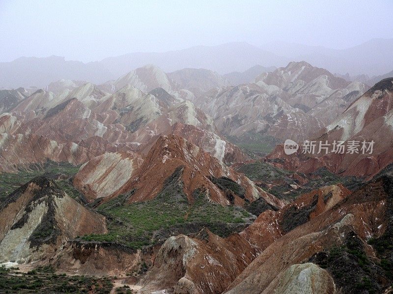 中国甘肃张掖丹霞地貌地质公园