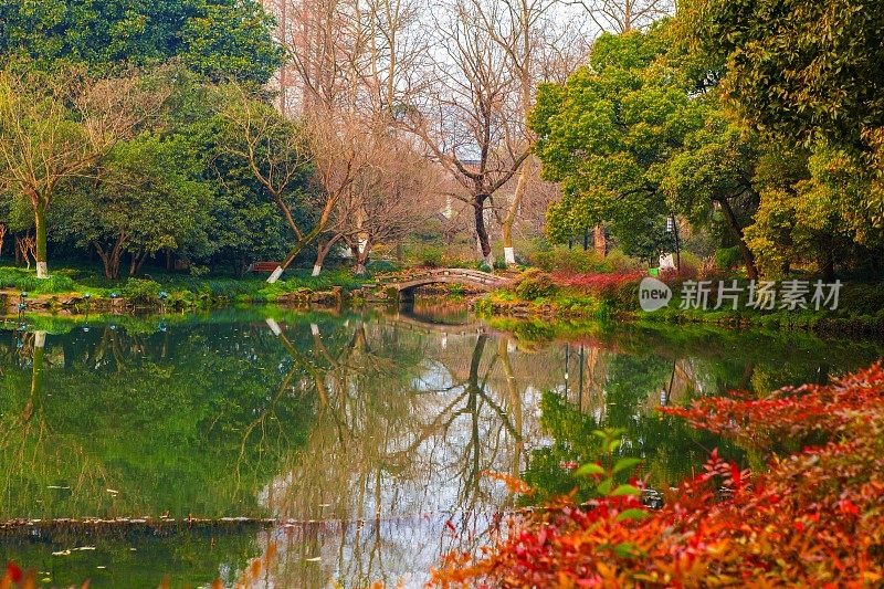 中国古典园林风景——杭州西湖
