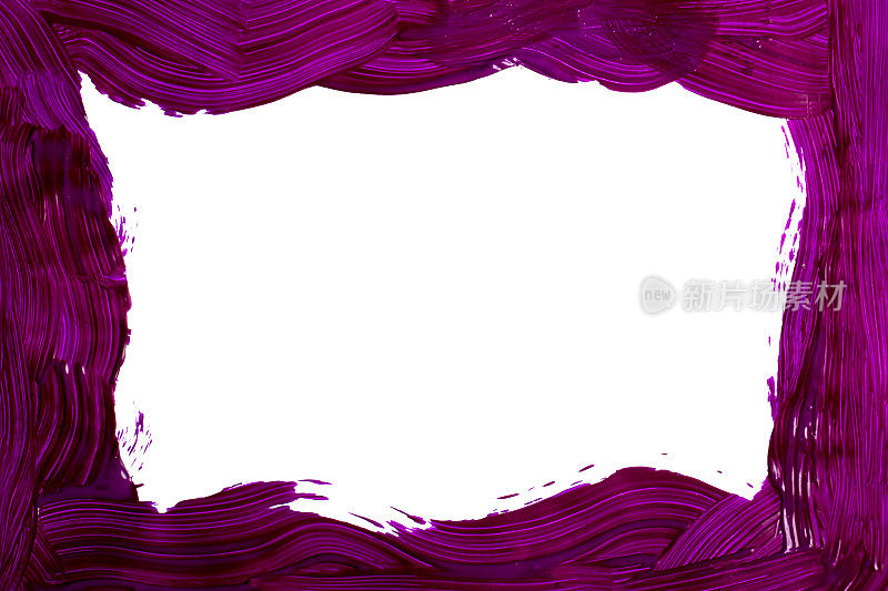 油彩框，紫色
