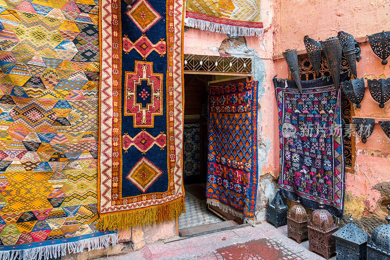摩洛哥马拉喀什的街景