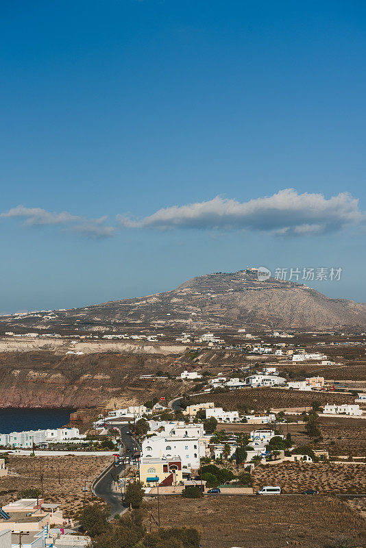 Akrotiri，希腊的传统村庄