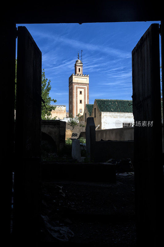 非斯，清真寺，麦地那，摩洛哥