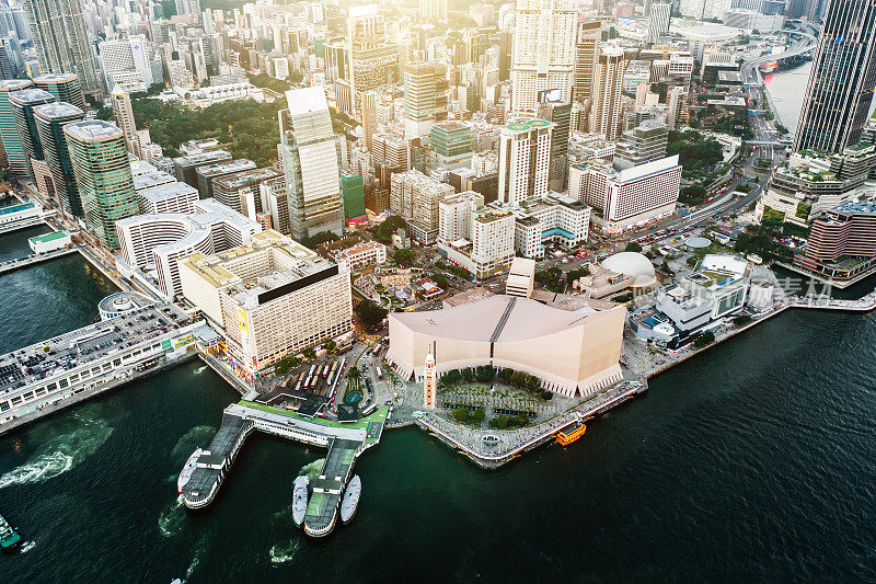 香港的无人机影像