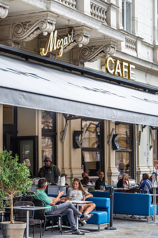 维也纳著名的莫扎特咖啡馆