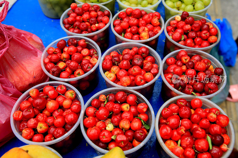 萨尔瓦多街头出售的水果