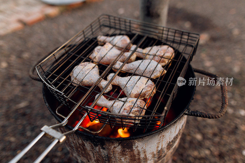 烤鸡用金属格栅