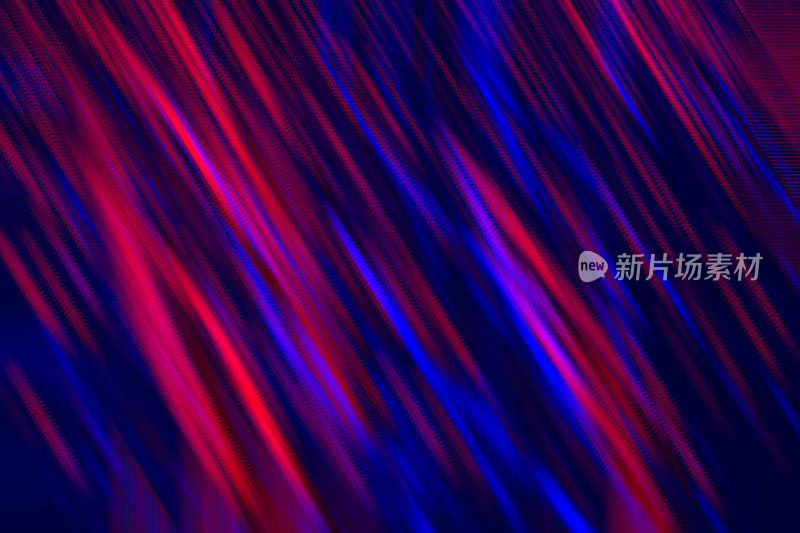 烟花LED光速度条纹霓虹灯未来背景蓝红紫模糊运动线图案彩色纹理明亮技术背景