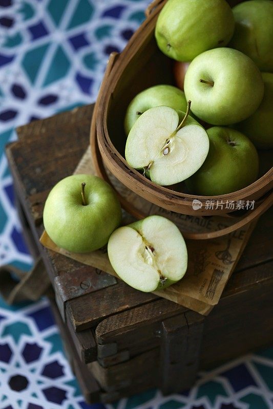 澳大利亚新鲜的绿色史密斯奶奶苹果