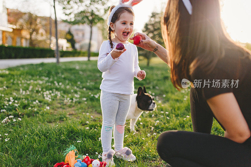 我喜欢找复活节彩蛋!