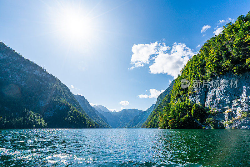 美景Königssee，巴伐利亚